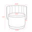 Fauteuil d'appoint 23 po-594513004