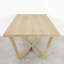 Dellaposta Oak Rectangular Wood Top Dining Table with Wood Base-151720317-151720316