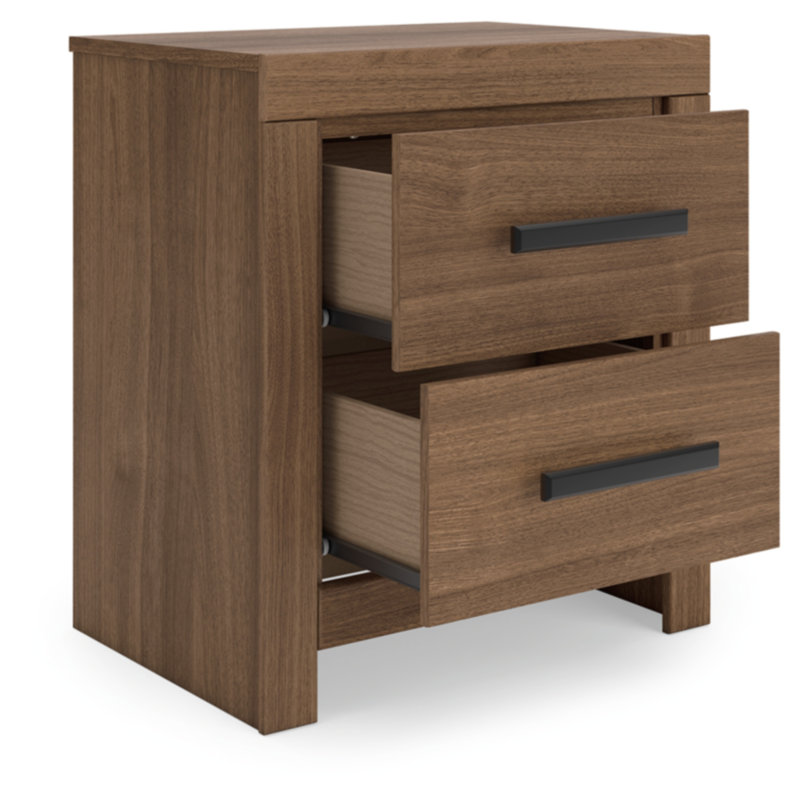 Table de chevet Kiyana, Brun