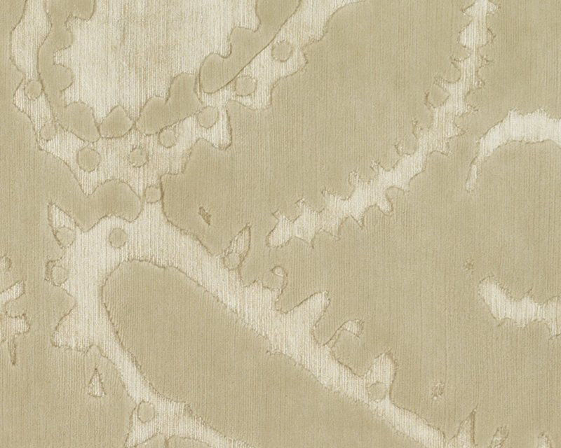 Paisley Area Rug in Beige/Neutral, Rectangle 6' x 9'