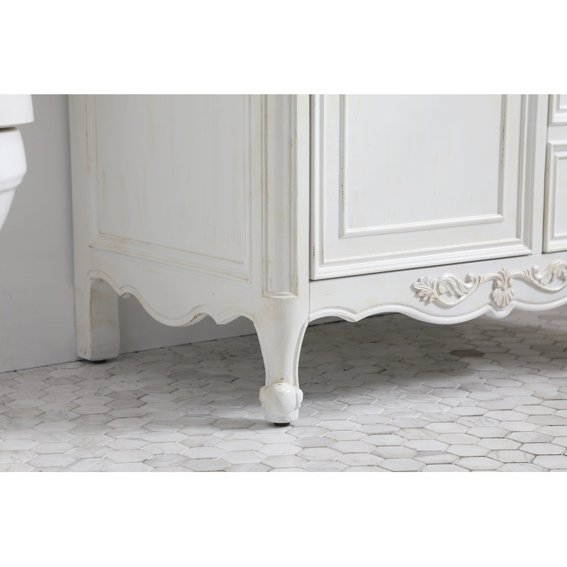 Ensemble de meuble-lavabo simple 32 po Angelique, Blanc, Blanc pur