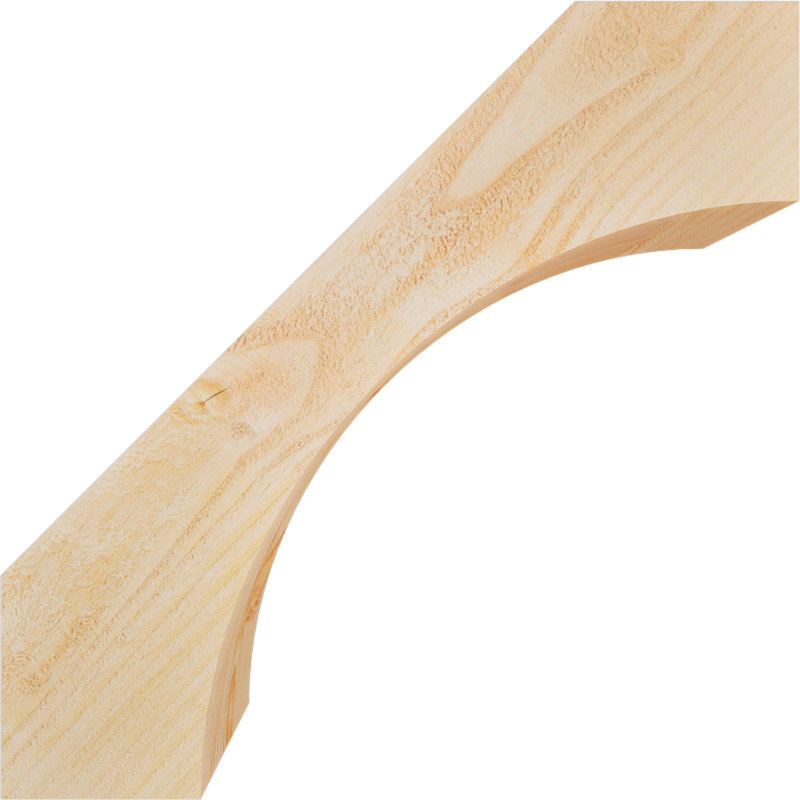 Attelle de genou Westlake, Sapin de Douglas, H 20 po x l 6 po x P 20 po, Brute