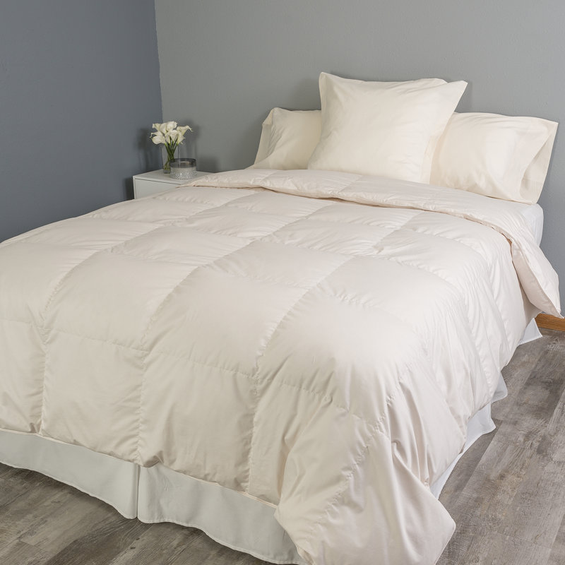  Édredon en duvet moyen C105, Très grand édredon, Ivoire