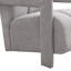 Fauteuil de loisir moderne 26,3 po avec accoudoirs en L et tissu en polyester pour salon-784706729