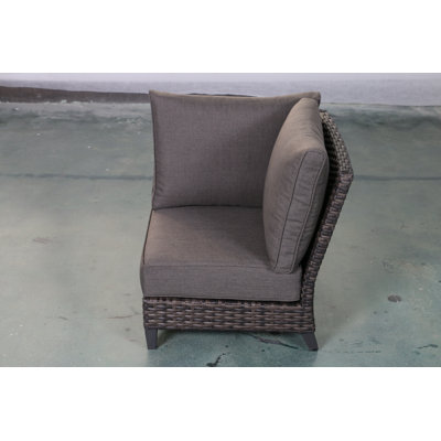 Chaise de patio avec coussins Rebecca