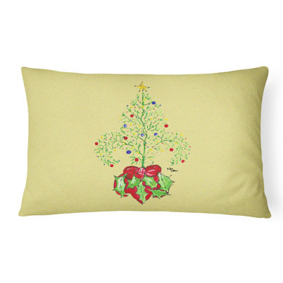 Coussin décoratif intérieur/extérieur fleur de noël tree tree
