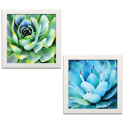 Opulent Succulents I & II par Jill Meyer - ensemble de 2 reproductions
