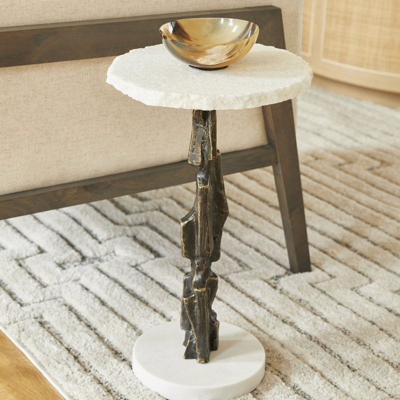 Amida Marble Top End Table