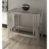 Codman 120cm Glass Top Console Table