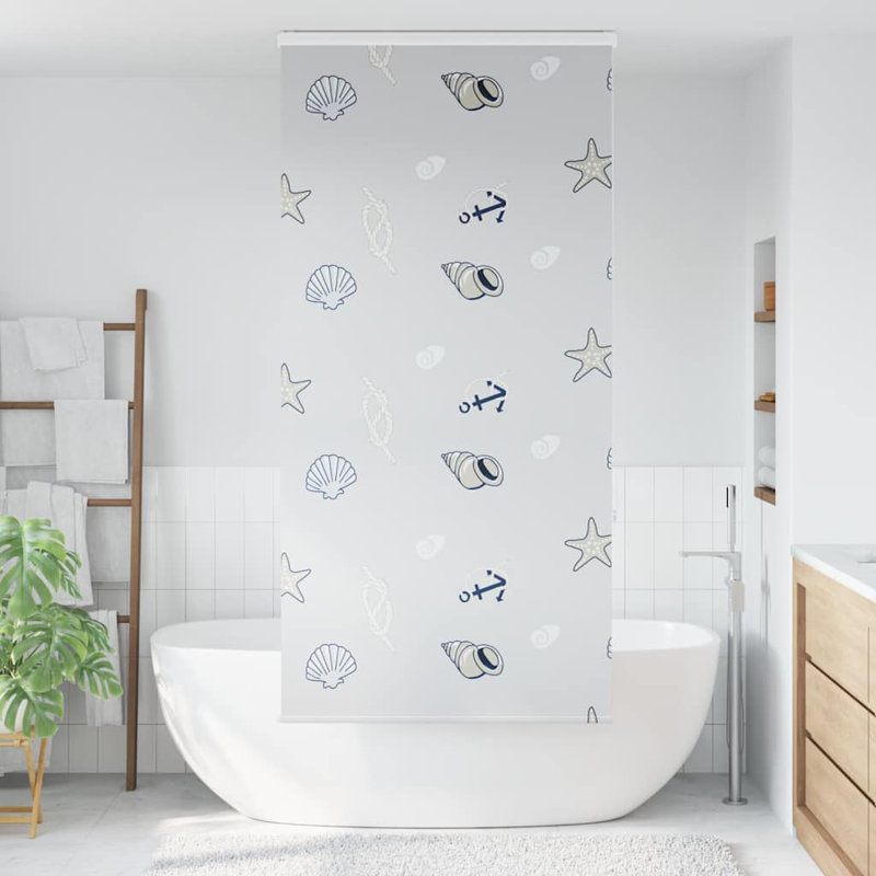 Beachcrest Home Shower Roller Blind With Cassette 150X240 Cm Fabric Width 146 Cm, 110cmW x 240cmL