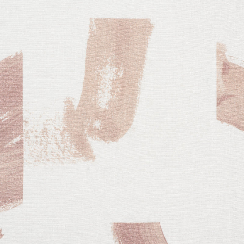 Tissu sépia Schumacher x Caroline Z Hurley, Corail