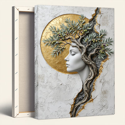 Olive Tree Canvas Wall Art Set Of 1
