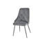 Chaise d'appoint, velours jaune avec pieds noirs-87543326-87543327