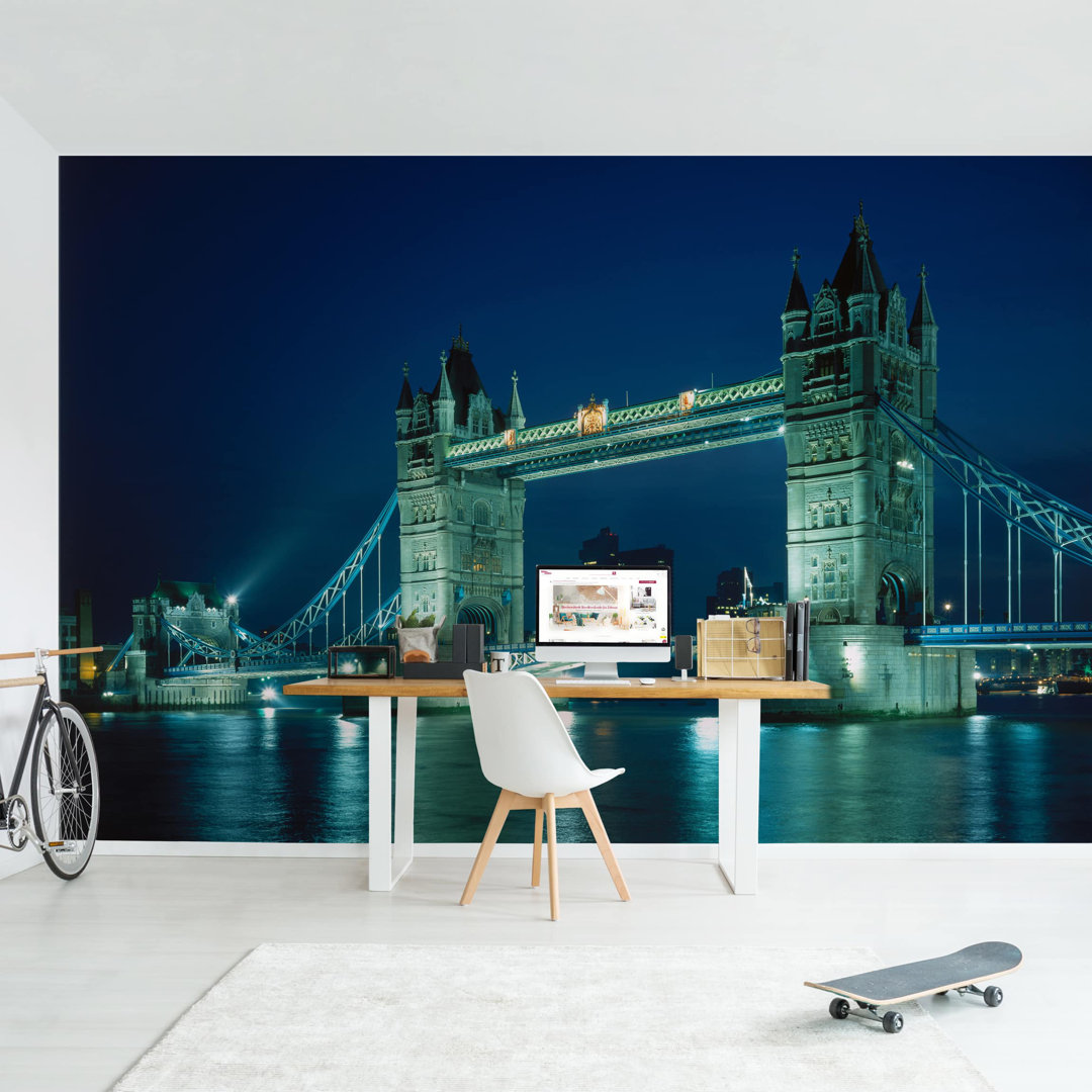 Matte Tapete Tower Bridge 2,25 m x 336 cm