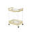Aerin - Server Cart With Casters - Gold