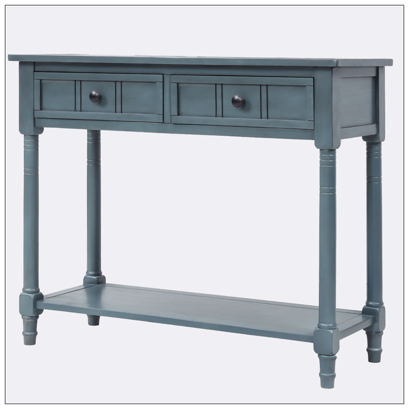 Koeller 35.43'' Console Table, Navy