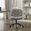 Chaise de bureau à pieds croisés avec accoudoirs rabattables, roues pivotantes et hauteur réglable-1545021992-1545021995