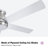 Low Profile 52" 5-Blades Indoor Flush Mount Ceiling Fan with Reversible DC Motor and Remote Control-1815329780