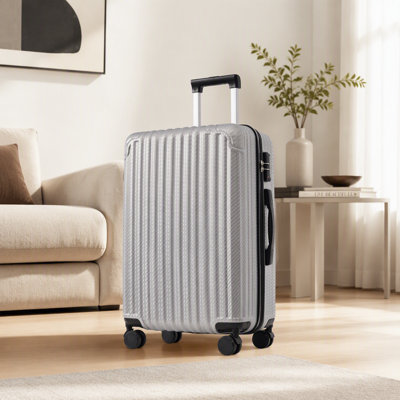 6-Piece Luggage Set, Durable Hardshell ABS Suitcase , Lightweight Carry-On & Checked Luggage