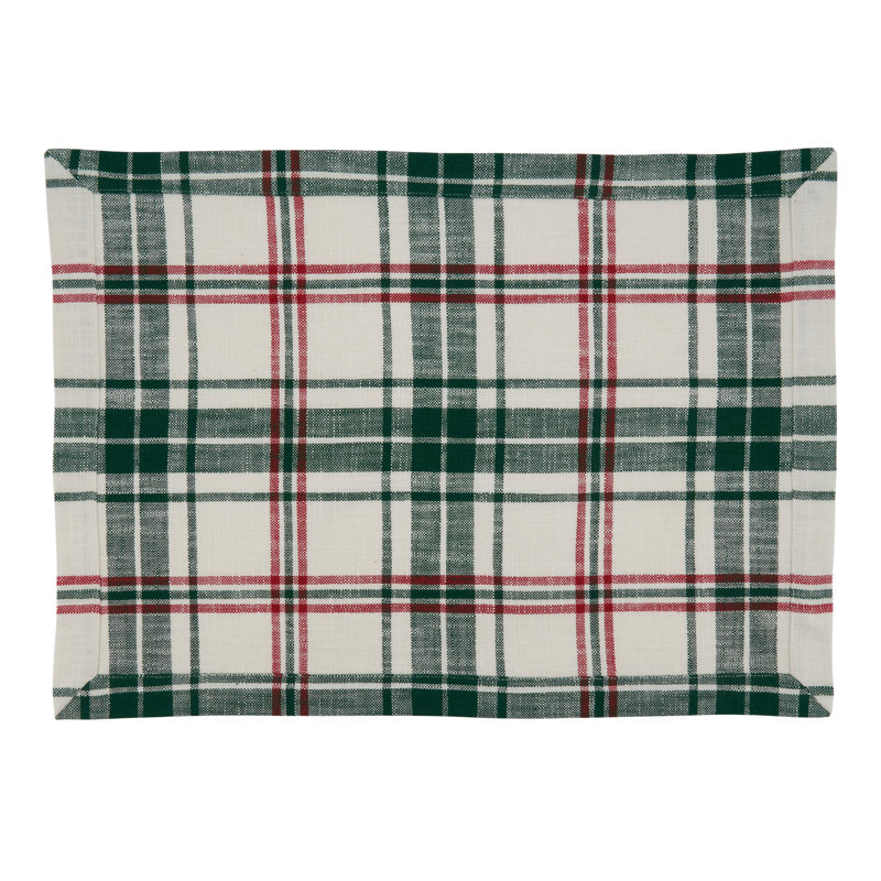 Satterwhite Cotton Plaid Rectangle Placemat