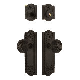 Nostalgic Warehouse Meadows Entry Set with Egg & Dart Knob