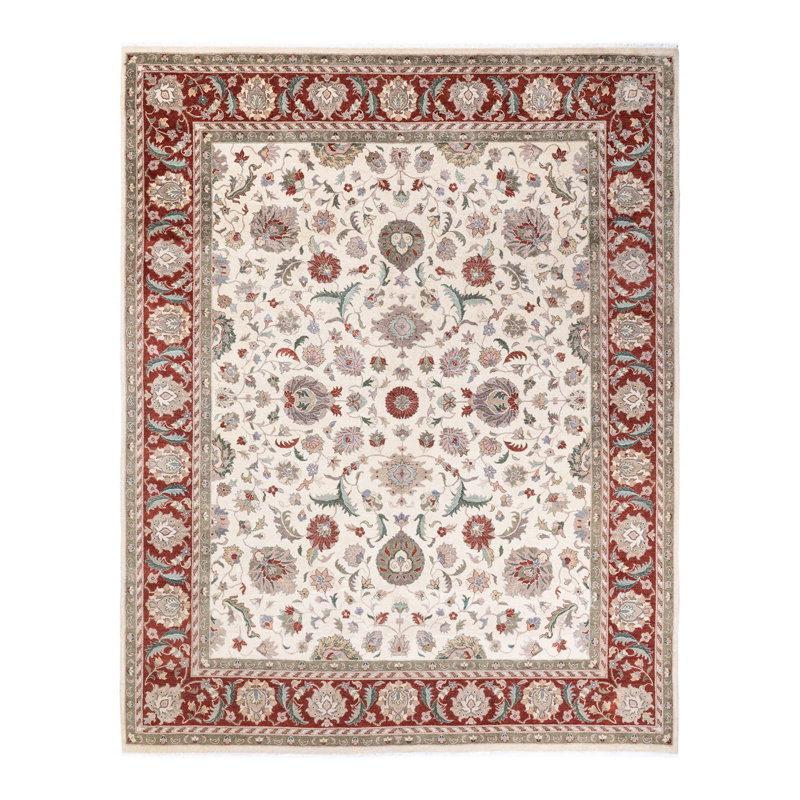 Classic One-of-a-Kind 8'1" X 10'1" Hand Knotted Area Rug