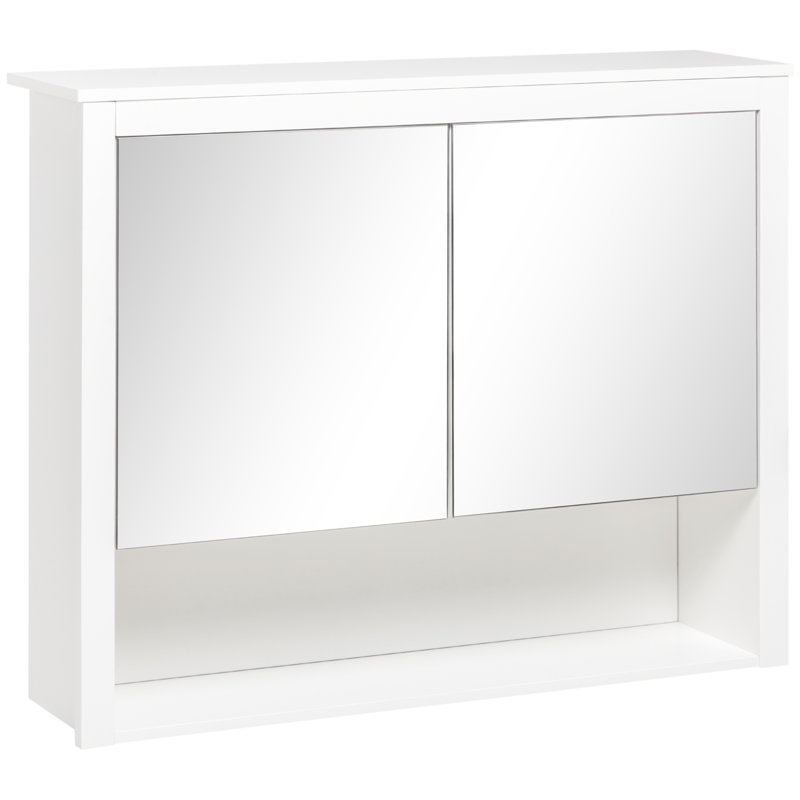 Armoire à pharmacie 2 portes sans cadre à fixation en surface Minwei