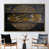 Gold Floater Framed