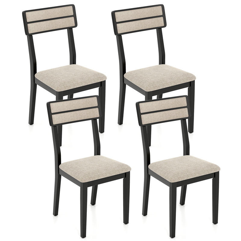 Upholstered Side Chair in Beige