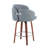 Violetta Swivel Upholstered Counter Stool-585630614-585630603