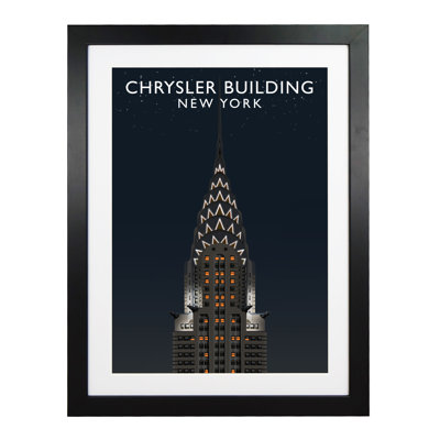 Chrysler Building Night 1 Piece Wall Art