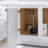 Bath Bliss Plastic Toilet Brush Set