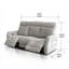 Cotton Blend Electric Reclining Sofa-1738900673-1739502064