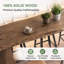 Table de bar en bois massif 70,9 po
