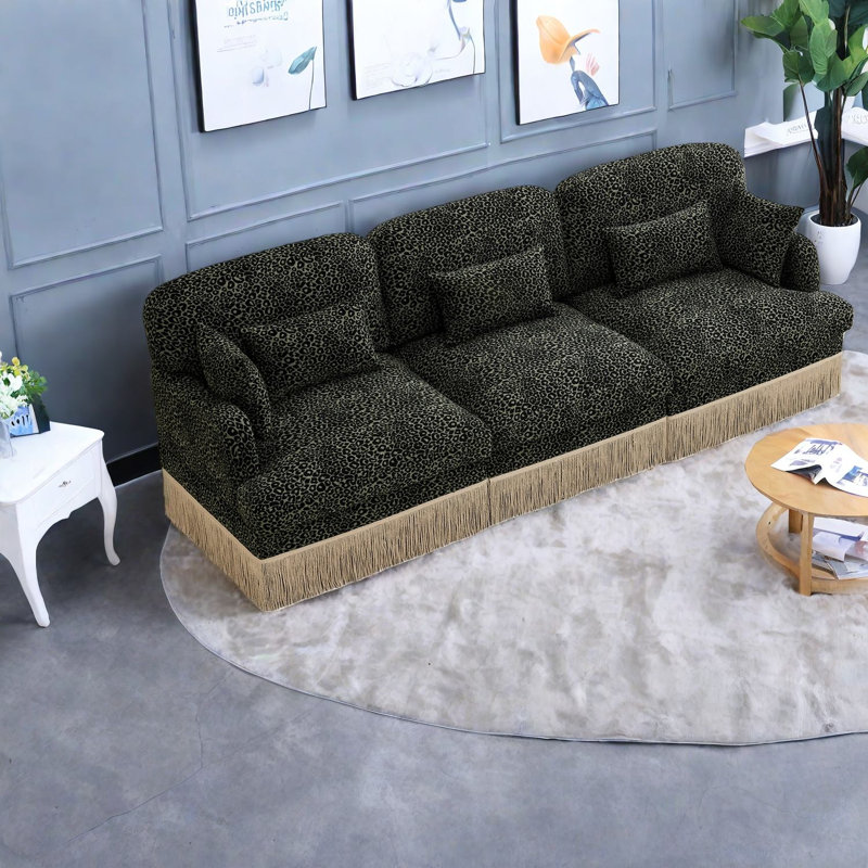 Canapé modulaire en chenille Comfy