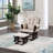 Cleo Wooden Glider and Ottoman-98415156-98415157