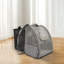 Sac à dos de transport pour animaux gris extensible