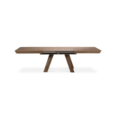 Akaja Extendable Oak Solid Wood Top Dining Table