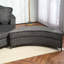 Fauteuil demi-tonneau avec repose-pieds-1165393979