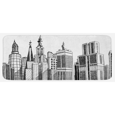Modern & Contemporary Polyester Kitchen Mat