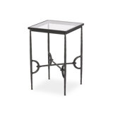 Babylon End Table-Hammered Gunmetal