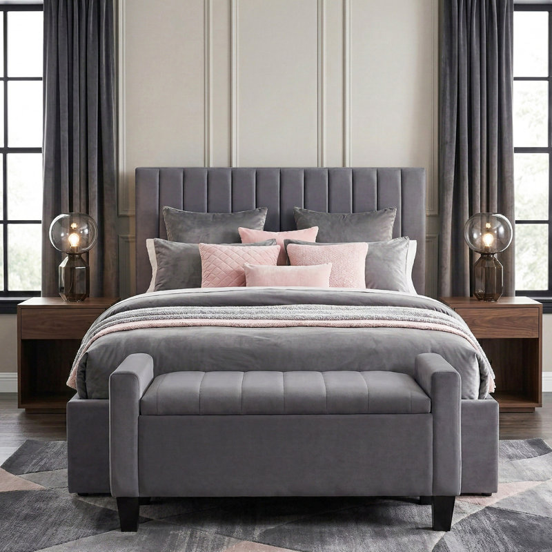 NEWRY Piece Bedroom Set, Grey