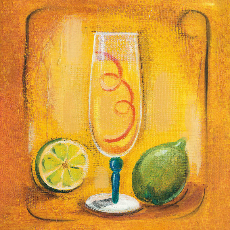 «Cheers VI» par Silvia Vassileva, reproduction sur toile tendue, H 36 po x l 36 po