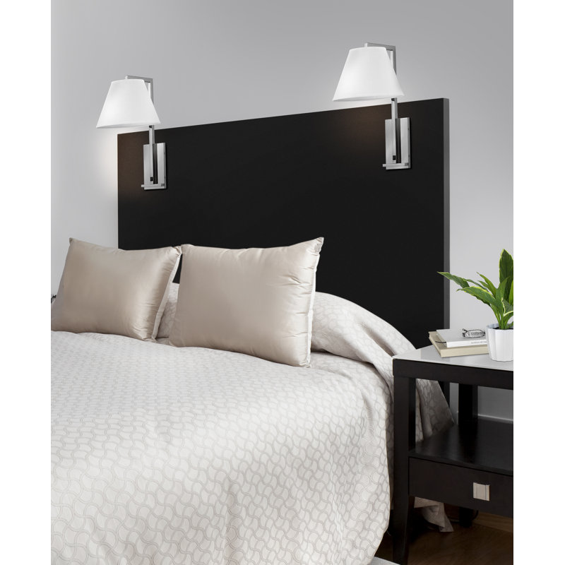 Confident Collection Plug-in Armed Sconce