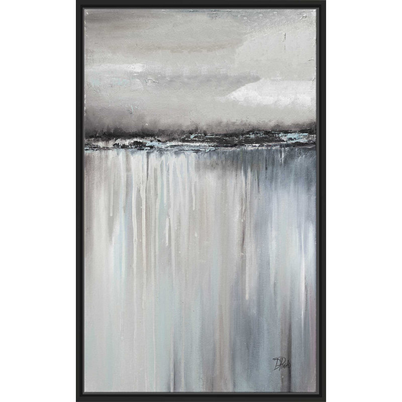 «Paysage I», reproduction d'art sur toile encadrée, H 33,5 po x l 21,5 po x P 2 po