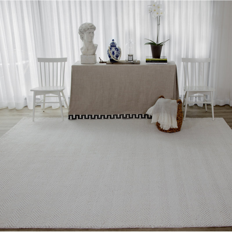 Ledgebrook Area Rug in Ivory, Rectangle 8'9" x 11'9"