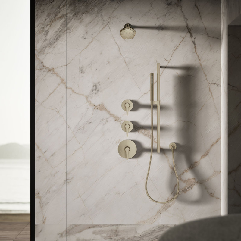 Occasion Full/Standard Fixed Shower Head, Vibrant Brushed Bronze, 2.5 GPM 
