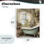 Toile avec tablettes à motif floral-1630048925