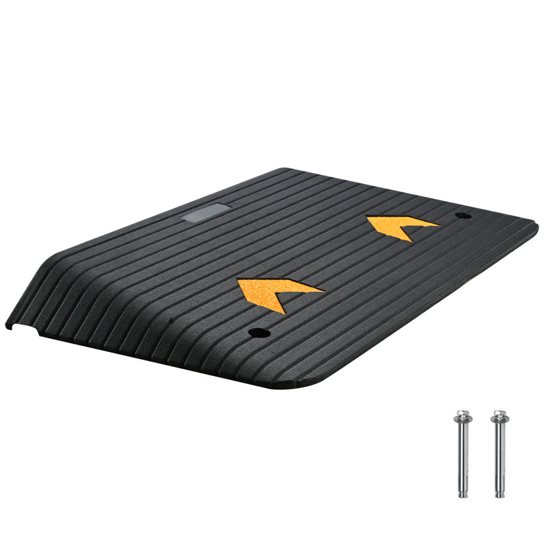 VEVOR Rubber Threshold Ramp, 3.5" H x 21" W x 35.5" L