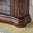Nut-Brown Solid Wood Electric Fireplace